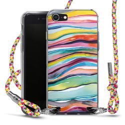 Carry Case Transparent Fabric colourful