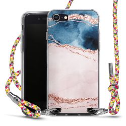 New Carry Case Transparent Stoff colourful/silber