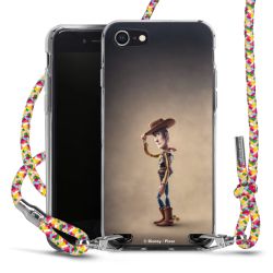 New Carry Case Transparent Stoff colourful/silber