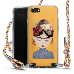 New Carry Case Transparent Stoff colourful/silber