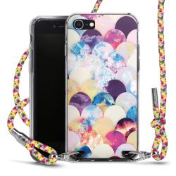 Carry Case Transparent Fabric colourful