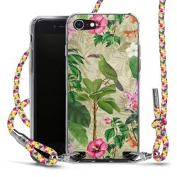 Carry Case Transparent Fabric colourful