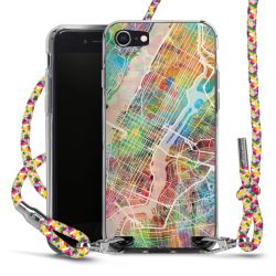 Carry Case Transparent Fabric colourful