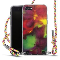 New Carry Case Transparent Stoff colourful/silber