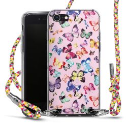 Carry Case Transparent Fabric colourful