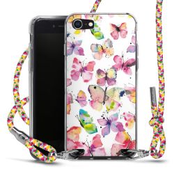 Carry Case Transparent Fabric colourful