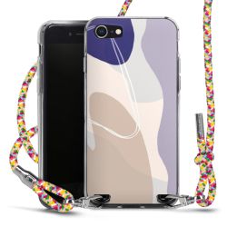 New Carry Case Transparent Stoff colourful/silber