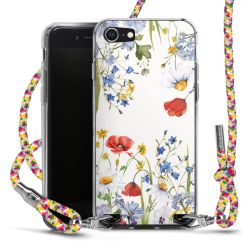 Carry Case Transparent Fabric colourful