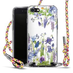 New Carry Case Transparent Stoff colourful/silber