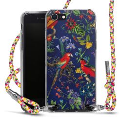 Carry Case Transparent Fabric colourful