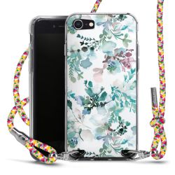 New Carry Case Transparent Stoff colourful/silber