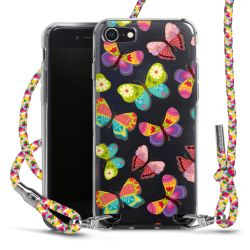 Carry Case Transparent Fabric colourful