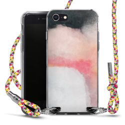 New Carry Case Transparent Stoff colourful/silber