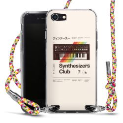 New Carry Case Transparent Stoff colourful/silber