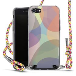 New Carry Case Transparent Stoff colourful/silber