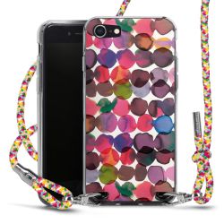 Carry Case Transparent Fabric colourful