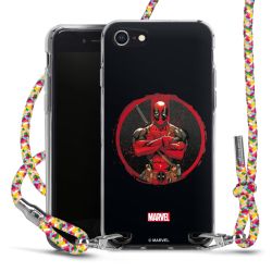 New Carry Case Transparent Stoff colourful/silber