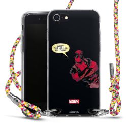 New Carry Case Transparent Stoff colourful/silber