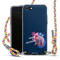 New Carry Case Transparent Stoff colourful/silber