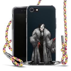 New Carry Case Transparent Stoff colourful/silber