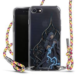 New Carry Case Transparent Stoff colourful/silber