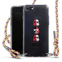 New Carry Case Transparent Stoff colourful/silber