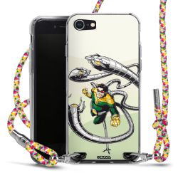 New Carry Case Transparent Stoff colourful/silber