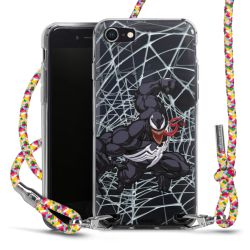 New Carry Case Transparent Stoff colourful/silber