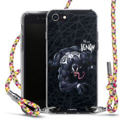 New Carry Case Transparent Stoff colourful/silber