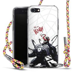 New Carry Case Transparent Stoff colourful/silber