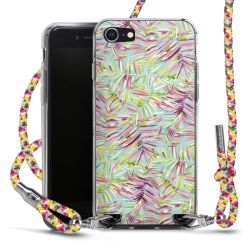 New Carry Case Transparent Stoff colourful/silber