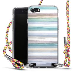 New Carry Case Transparent Stoff colourful/silber