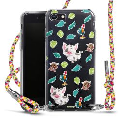 New Carry Case Transparent Stoff colourful/silber