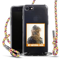 New Carry Case Transparent Stoff colourful/silber