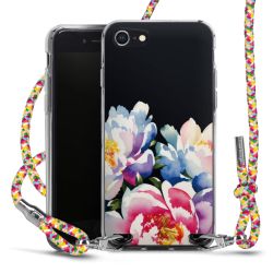 New Carry Case Transparent Stoff colourful/silber