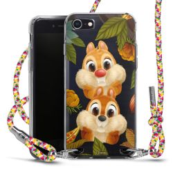 New Carry Case Transparent Stoff colourful/silber