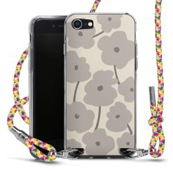 New Carry Case Transparent Stoff colourful/silber