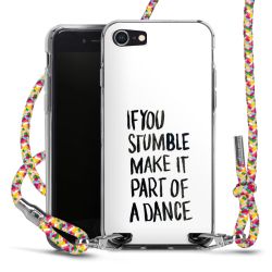 New Carry Case Transparent Stoff colourful/silber