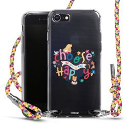 New Carry Case Transparent Stoff colourful/silber