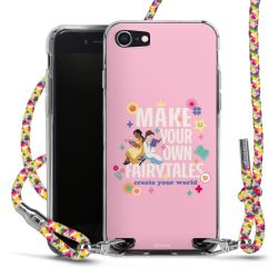 New Carry Case Transparent Stoff colourful/silber