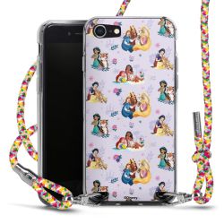 New Carry Case Transparent Stoff colourful/silber