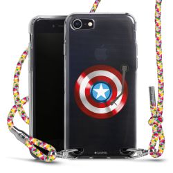 New Carry Case Transparent Stoff colourful/silber