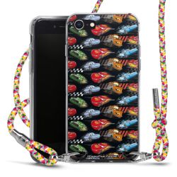 New Carry Case Transparent Stoff colourful/silber