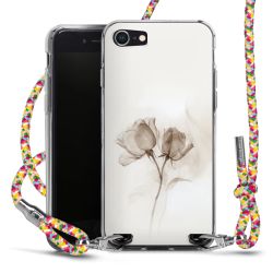 New Carry Case Transparent Stoff colourful/silber