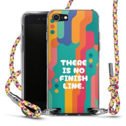 New Carry Case Transparent Stoff colourful/silber