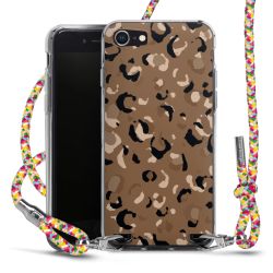 New Carry Case Transparent Stoff colourful/silber