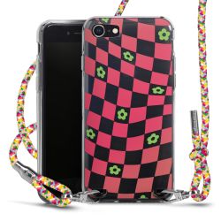 New Carry Case Transparent Stoff colourful/silber