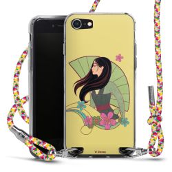 New Carry Case Transparent Stoff colourful/silber