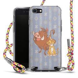 New Carry Case Transparent Stoff colourful/silber