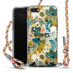 New Carry Case Transparent Stoff colourful/silber